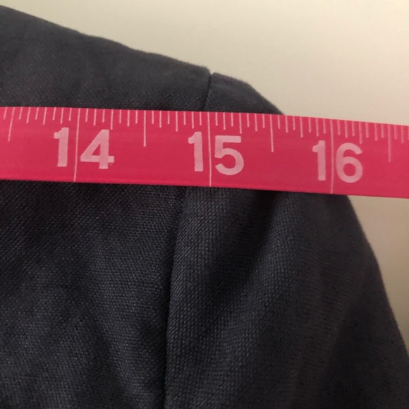 Navy Button/Belted Jacket Anthropologie Daughters - Picture 5 of 5